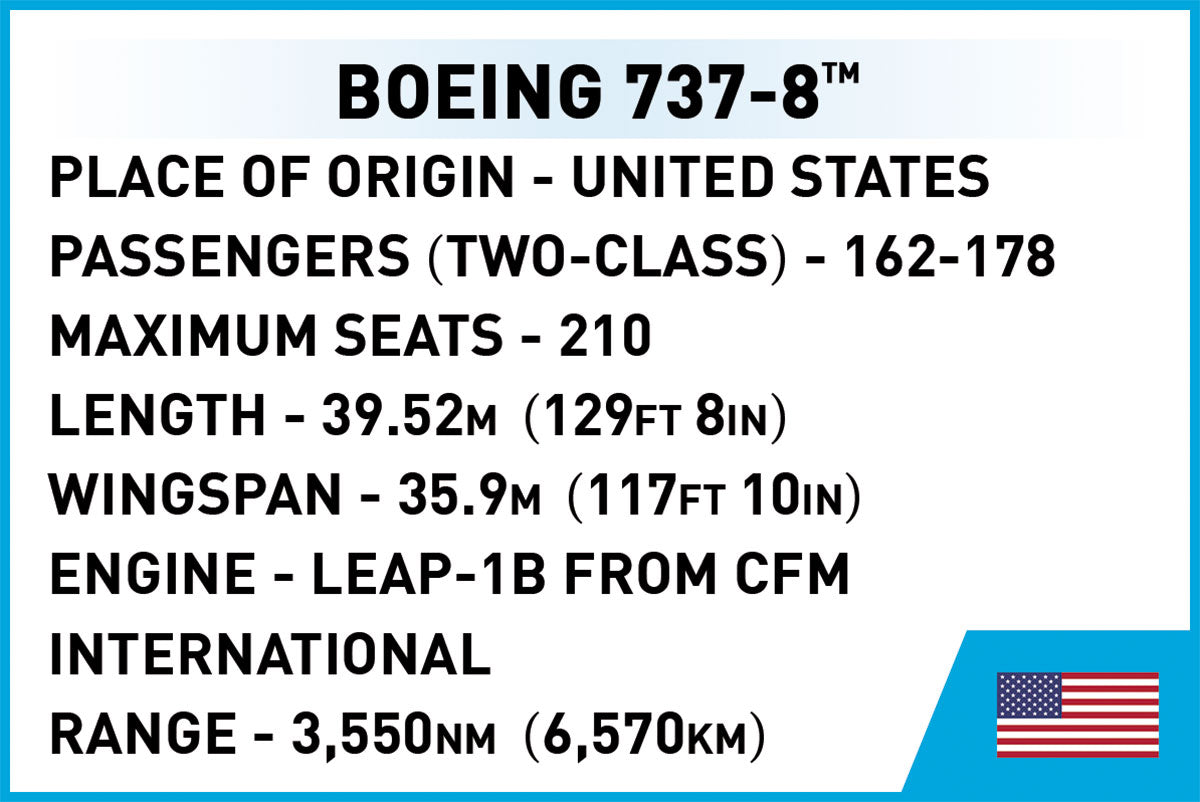 COBI BOEING 737 MAX 8