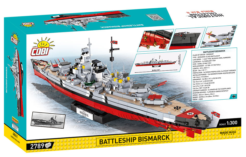 COBI WWII Battleship Bismarck